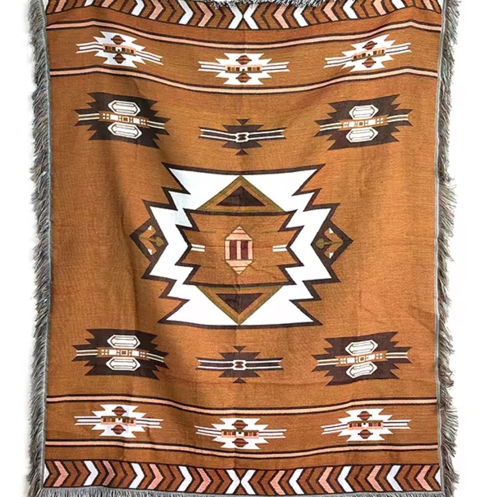 Southwestern Geometric Pattern Blanket